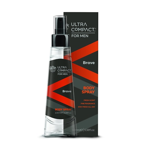 ULTRA COMPACT Парфюмированный спрей для тела для мужчин Брейв 100