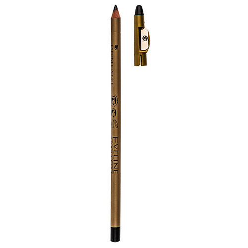 EVELINE Карандаш для глаз с точилкой Eyeliner Pencil