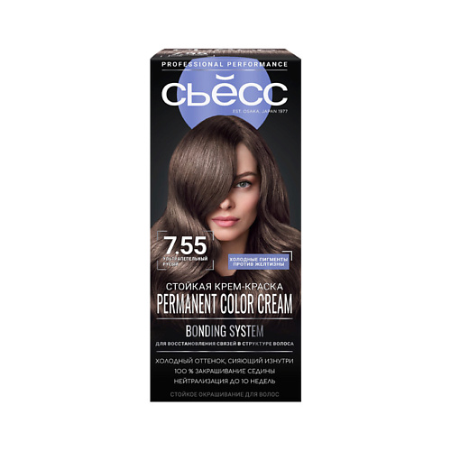 СЬЁСС Стойкая крем-краска для волос Permanent Color Cream Bonding System
