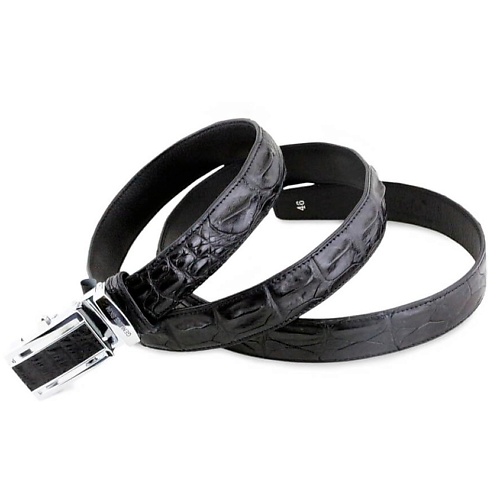 EXOTIC LEATHER GENUINE PREMIUM ACCESSORIES Ремень из настоящей кожи со спины крокодила шириной