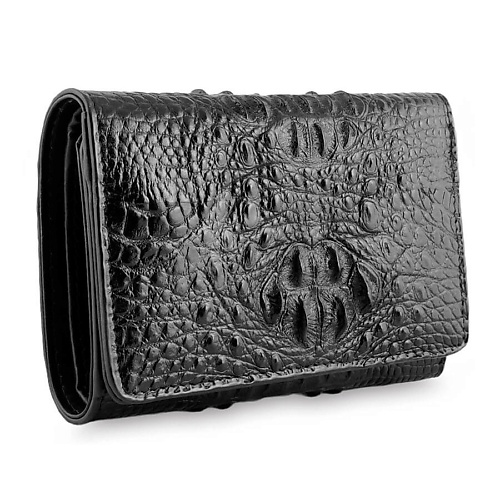 EXOTIC LEATHER GENUINE PREMIUM ACCESSORIES Крутой женский кошелек из настоящей кожи крокодила