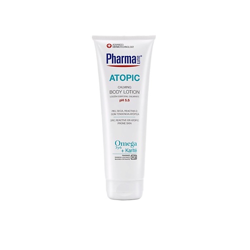 HERBAL Молочко для тела успокаивающее для сухой и чувствительной кожи Pharma Line Atopic Body Lotion 200