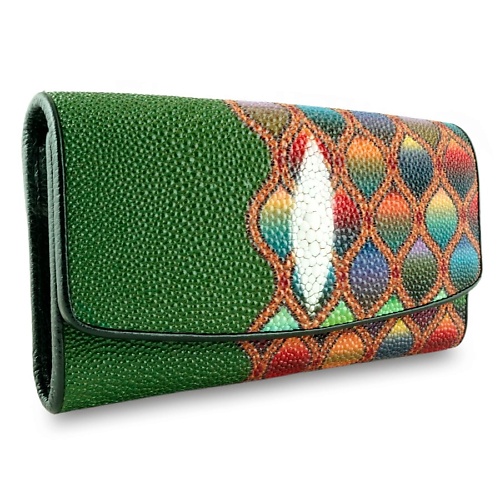 EXOTIC LEATHER GENUINE PREMIUM ACCESSORIES Женский бумажник из кожи ската