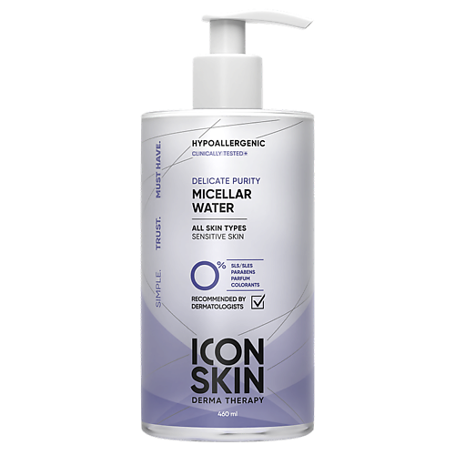 ICON SKIN Очищающая мицеллярная вода DELICATE PURITY 450