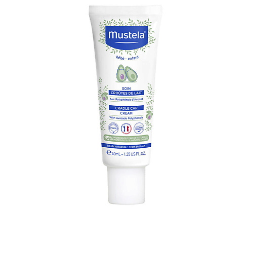MUSTELA Крем от молочных корочек на голове Cradle Cap Cream 40