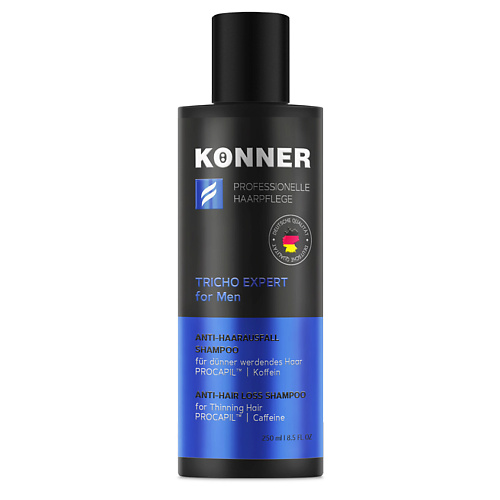KONNER Шампунь укрепляющий против выпадения волос для мужчин 250