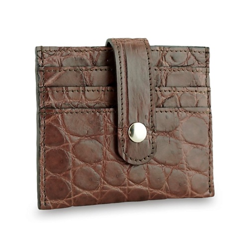 EXOTIC LEATHER GENUINE PREMIUM ACCESSORIES Чехол для пластиковых карт из настоящей кожи крокодила