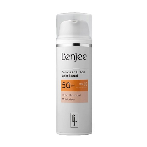 L'ENJEE Тонирующий увлажняющий солнцезащитный крем SPF 50 с ниацинамидом для светлой кожи 50