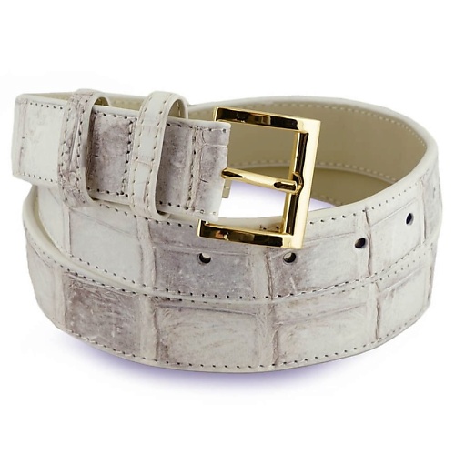 EXOTIC LEATHER GENUINE PREMIUM ACCESSORIES Стильный женский ремешок из натуральной крокодиловой кожи